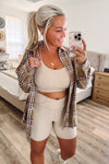 THE BUTTER RIBBED BRALETTE- SEASHELL