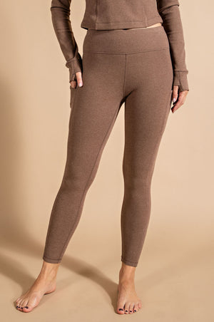 THE BUTTER BRUSHED KNIT LEGGINGS