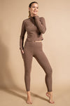 THE BUTTER BRUSHED KNIT LEGGINGS