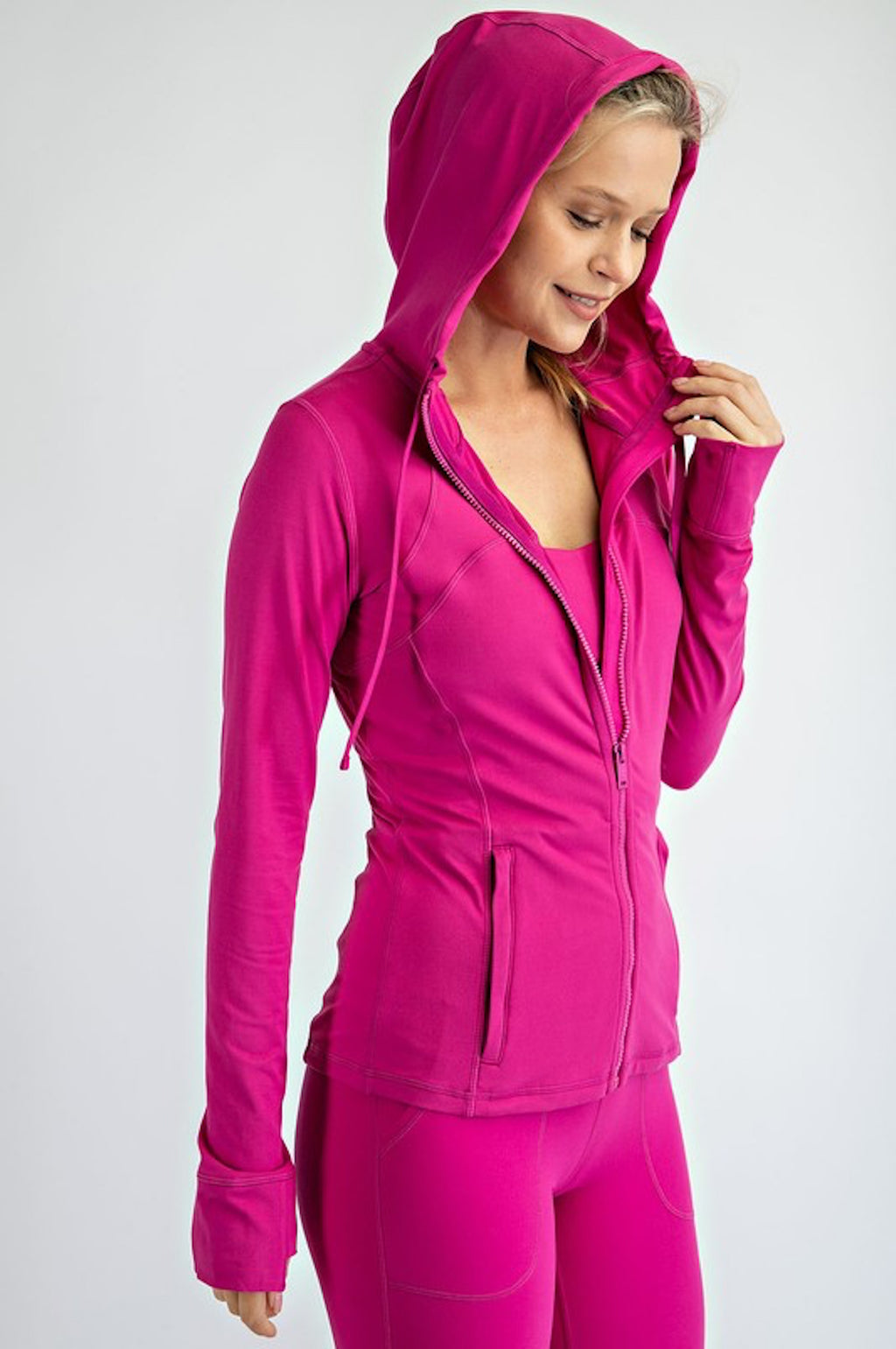THE BUTTER CRUSH JACKET - RASPBERRY