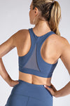 THE BUTTER MESH BRALETTE - CODE BLUE