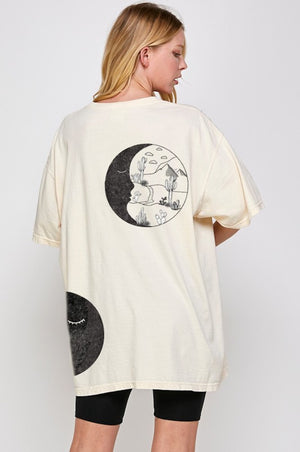 THE TO THE MOON TEE
