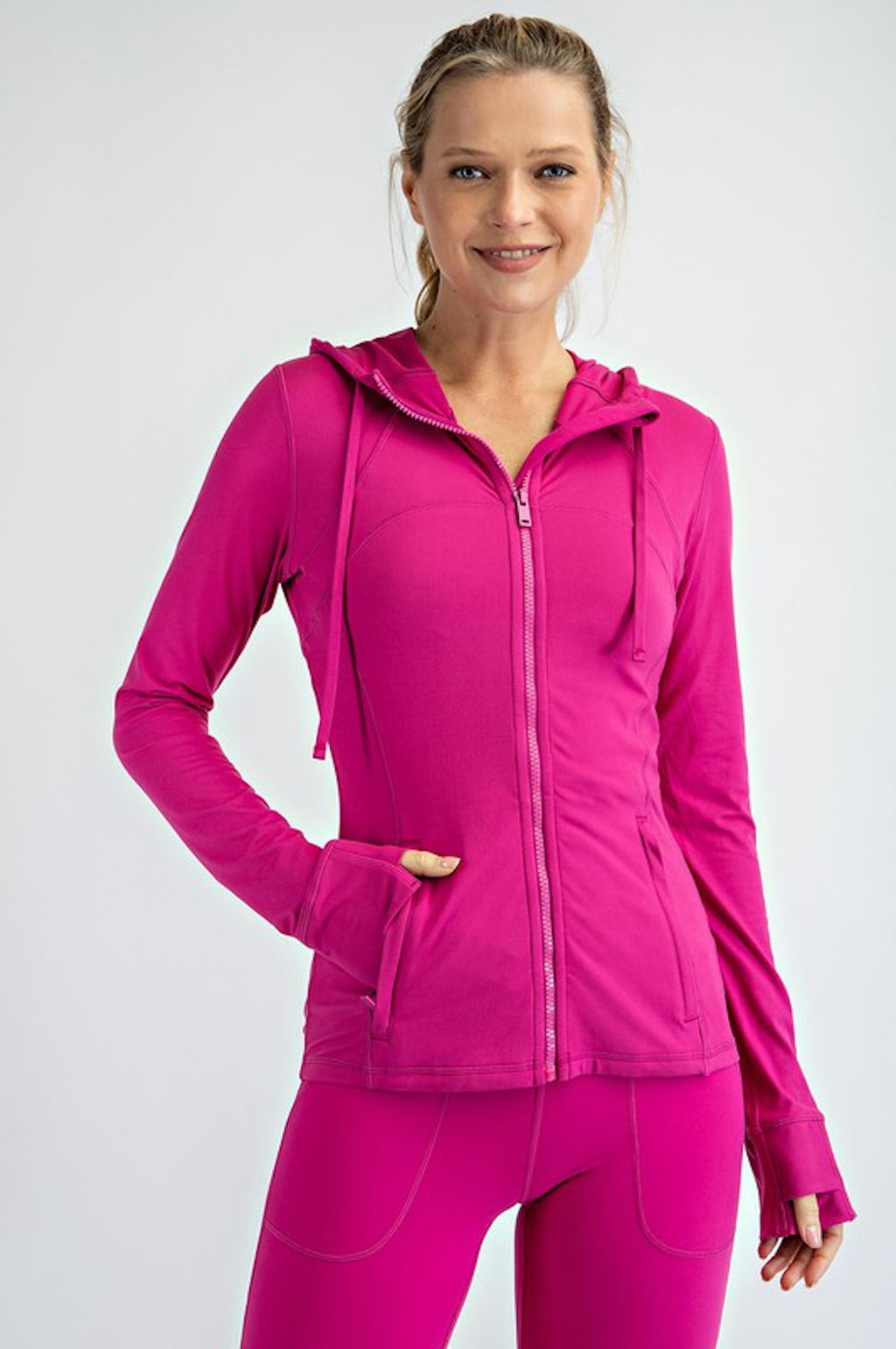 THE BUTTER CRUSH JACKET - RASPBERRY