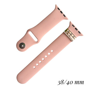 THE BIT OF GLITZ WATCHBAND - BLUSH