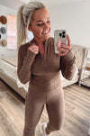 THE BUTTER BRUSHED KNIT LEGGINGS