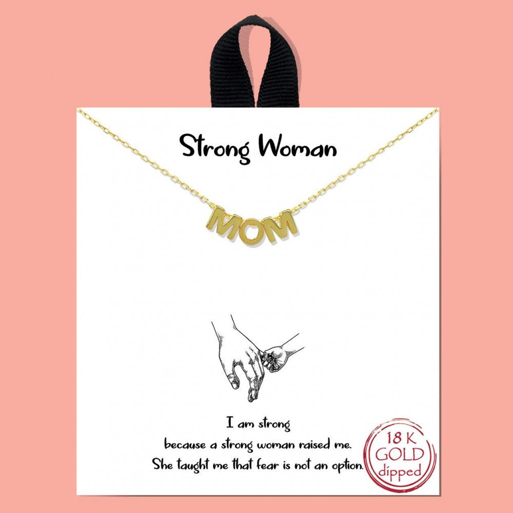 THE MOM NECKLACE (GOLD)