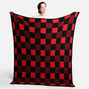 THE IT WAS ALL A DREAM - RED BUFFALO PLAID