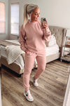 THE BUTTER PONTI JOGGERS - PINK