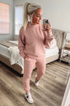 THE BUTTER PONTI JOGGERS - PINK