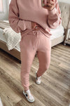 THE BUTTER PONTI JOGGERS - PINK