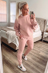 THE BUTTER PONTI JOGGERS - PINK