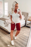 THE BUTTER ROCKS BIKE SHORT - DK. TERRACOTTA