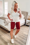 THE BUTTER ROCKS BIKE SHORT - DK. TERRACOTTA