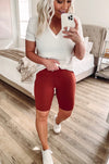 THE BUTTER ROCKS BIKE SHORT - DK. TERRACOTTA