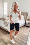 THE BUTTER ROCKS BIKE SHORT - NOCTURNAL NAVY