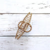 THE GOLDEN CLAW CLIP - ROPE TWIST