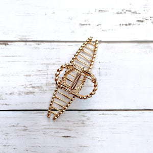 THE GOLDEN CLAW CLIP - ROPE TWIST