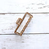 THE GOLDEN CLAW CLIP - RECTANGLE