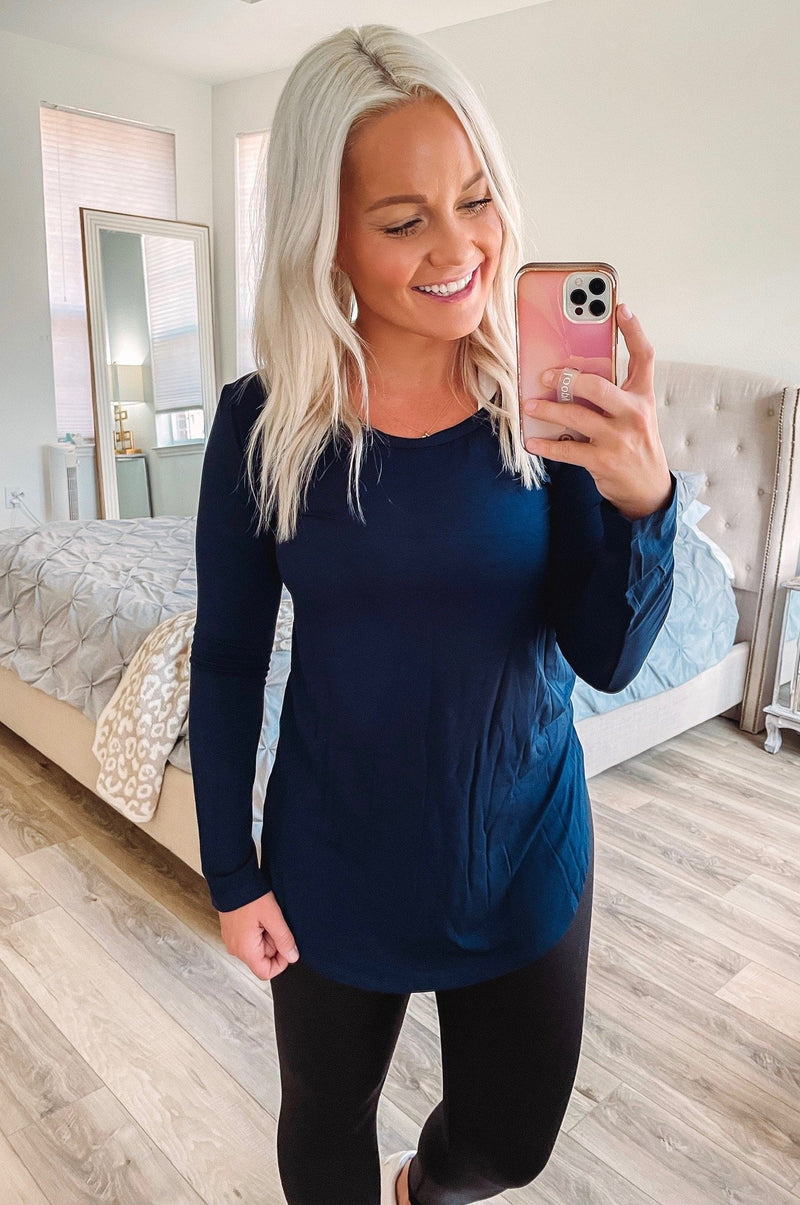 THE BUBBLY BASIC - NAVY