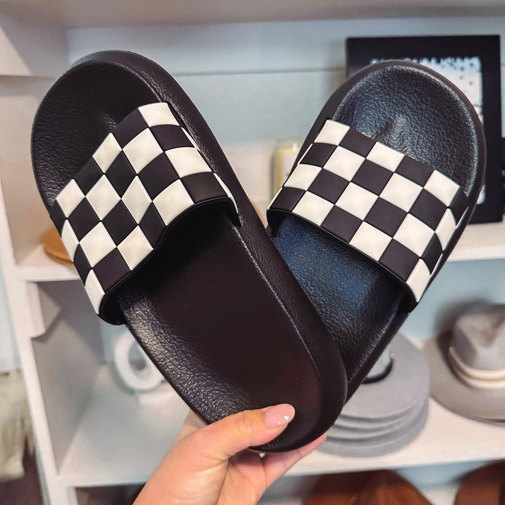 THE DOUBLE CHECKERED - BLACK