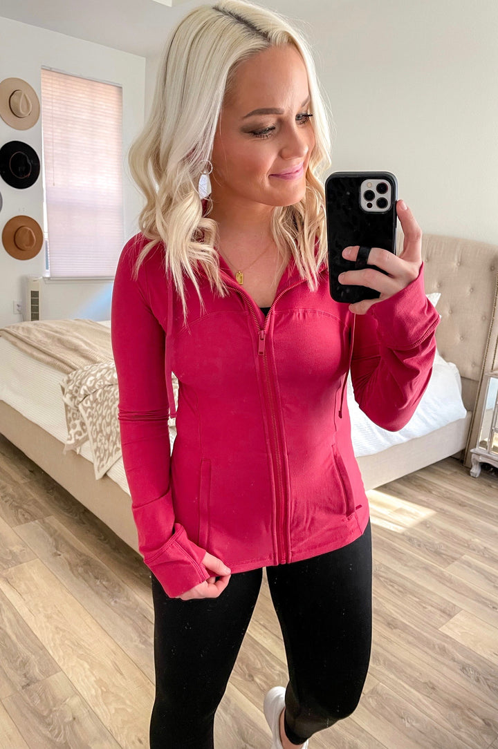 THE BUTTER CRUSH JACKET - CORAL