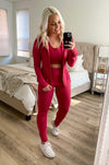 THE BUTTER CRUSH JACKET - CORAL