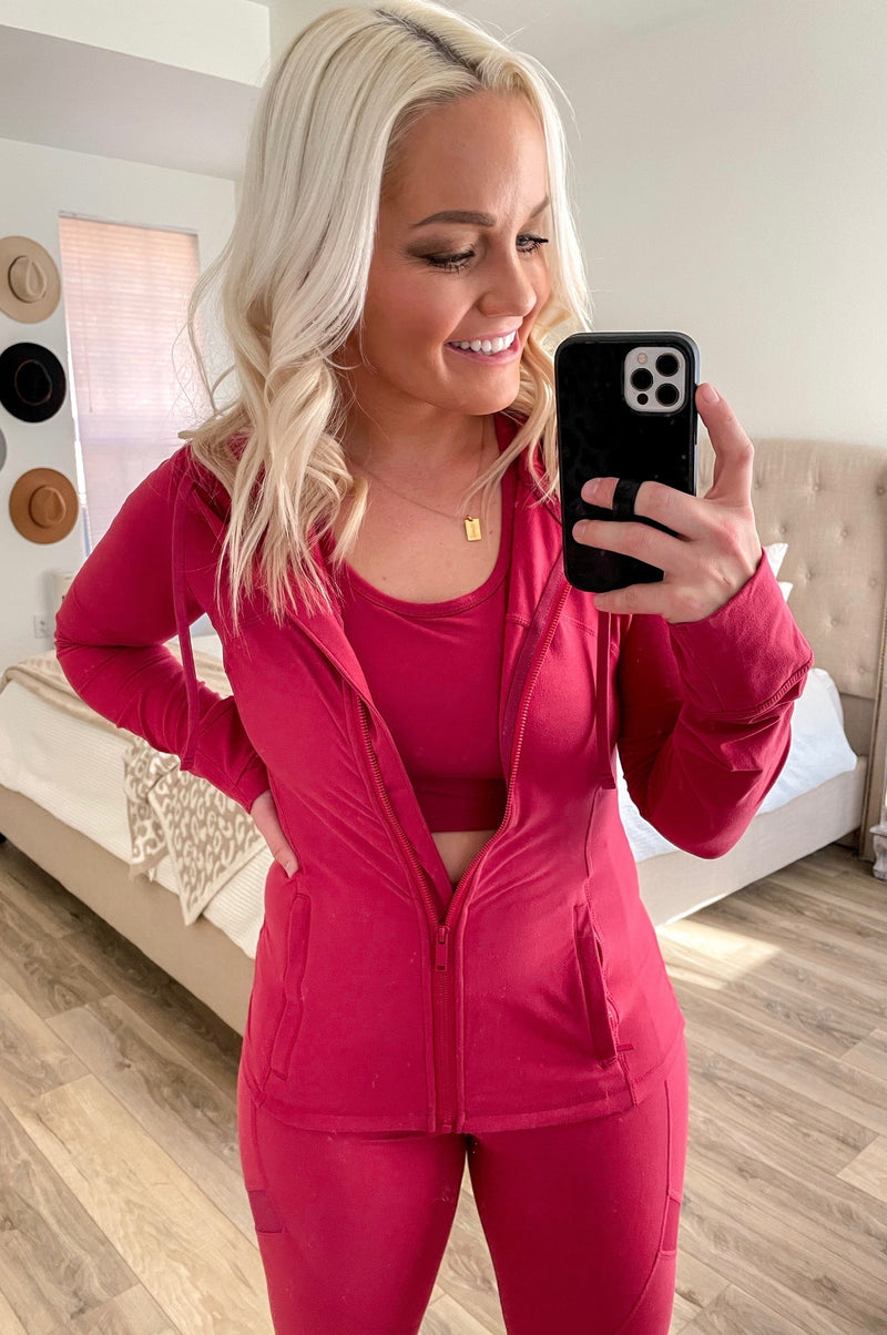 THE BUTTER CRUSH JACKET - CORAL