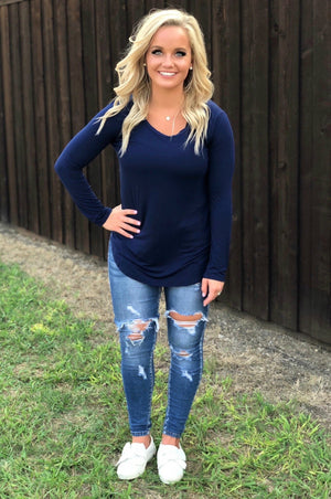 THE BUBBLY BASIC - NAVY