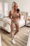 THE GOING OVER SEAMLESSLY LEGGINGS - MUD