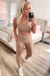 THE GOING OVER SEAMLESSLY LEGGINGS - MUD
