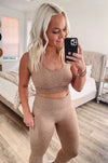 THE GOING OVER SEAMLESSLY LEGGINGS - MUD