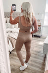 THE GOING OVER SEAMLESSLY LEGGINGS - MUD
