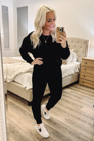 THE FOR BAUBLES JOGGERS - BLACK