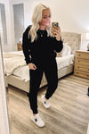 THE FOR BAUBLES JOGGERS - BLACK