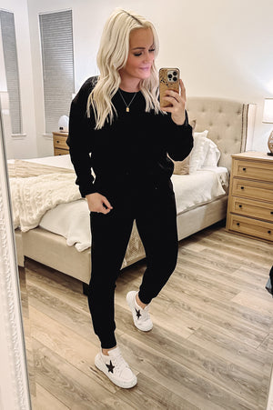 THE FOR BAUBLES JOGGERS - BLACK