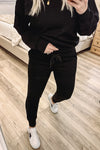 THE FOR BAUBLES JOGGERS - BLACK