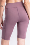 THE BUTTER ROCKS BIKE SHORT - DK MAUVE