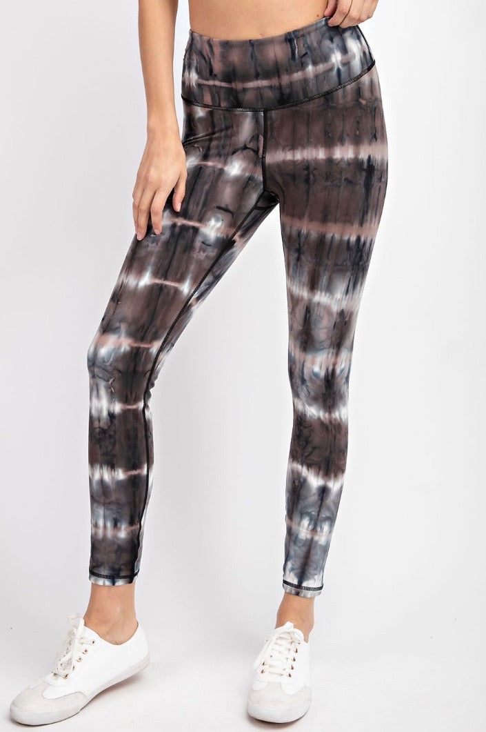 THE BUTTER CRUSH- BLACK/BROWN TIE-DYE