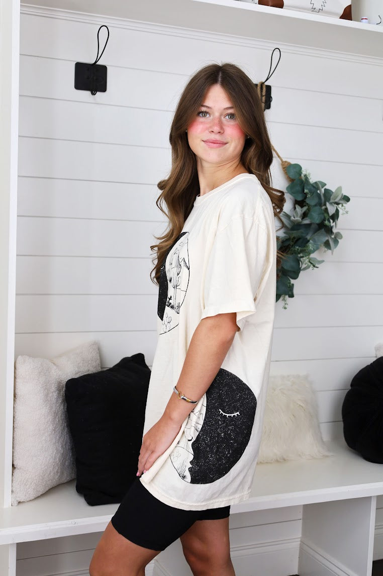 THE TO THE MOON TEE